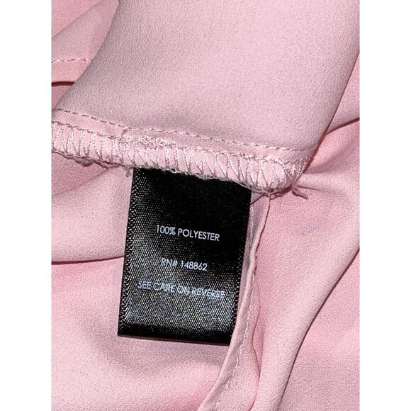 Torrid Harper Pink Tab Sleeves V-Neck Women's Blouse Size 5x - Picture 7 of 9